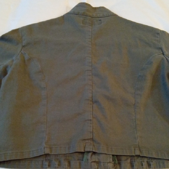 City Streets Olive Women's Utility Jacket - Picture 6 of 8